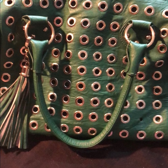 Moshion Green and Silver Bag - Picture 8 of 13